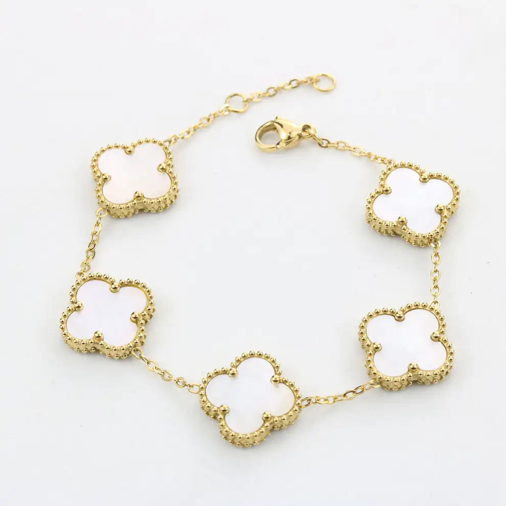 Trending Four-Leaf Clover Bracelet