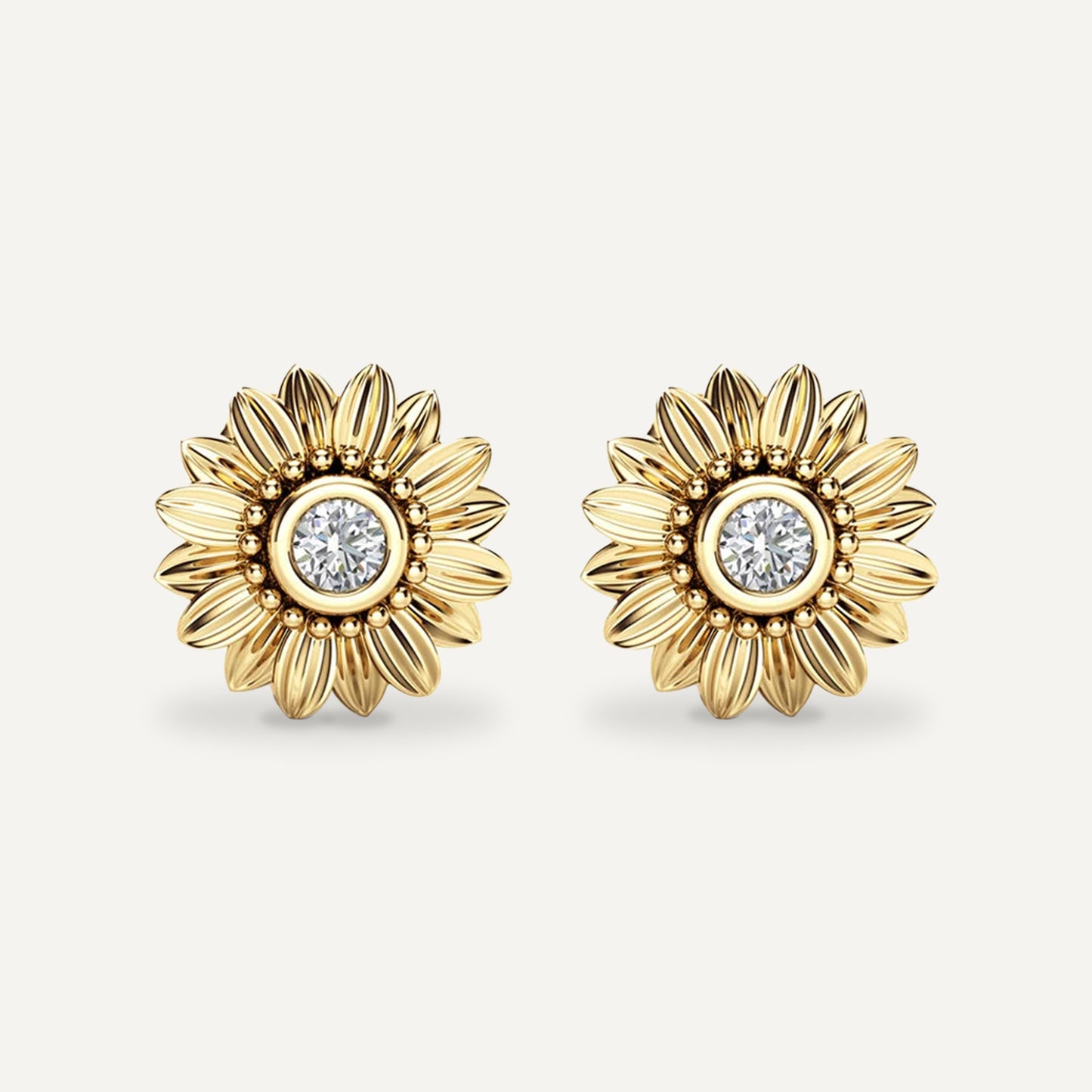 Sunflower Stud Earrings